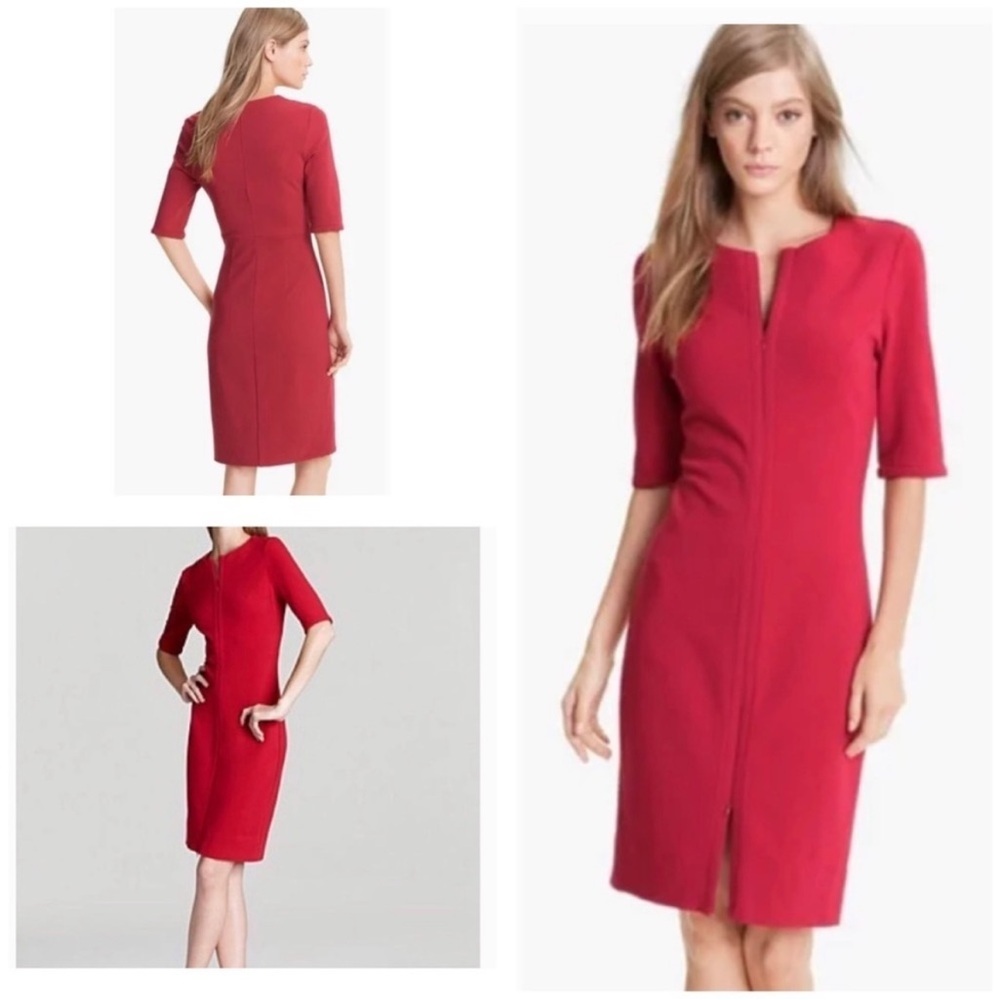 Diane von Furstenberg Saturn Red, bodycom sheath dress